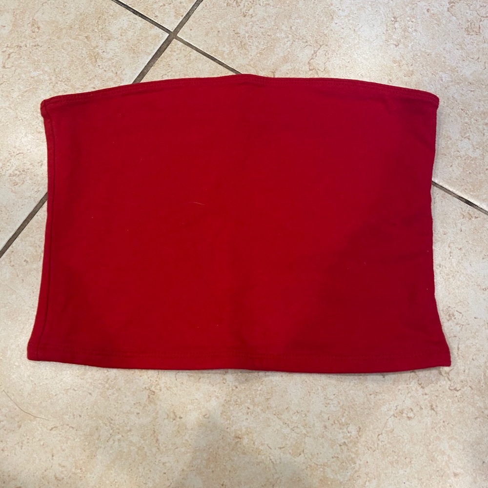 Red hollister tube top